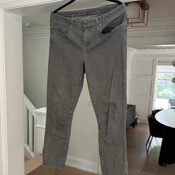 Helmut Lang Skinny Grey Denim Jeans - Size 32. - Picture 6 of 15